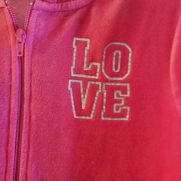 ☆☆♡♡ Joe boxer velour hoodie large - Picture 3 of 10
